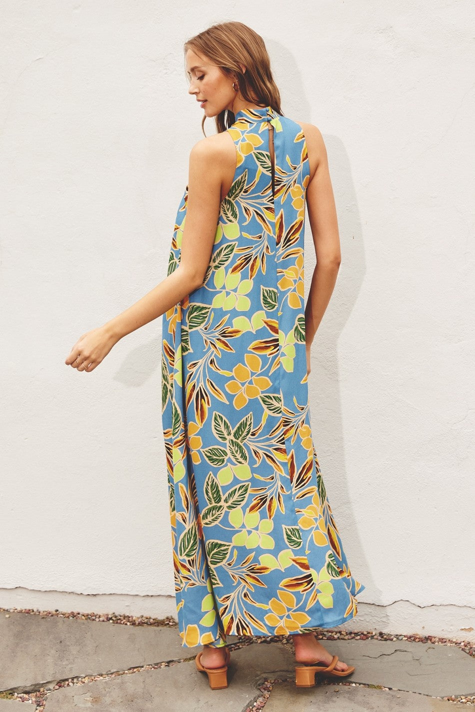 Halter Neck Maxi Dress
